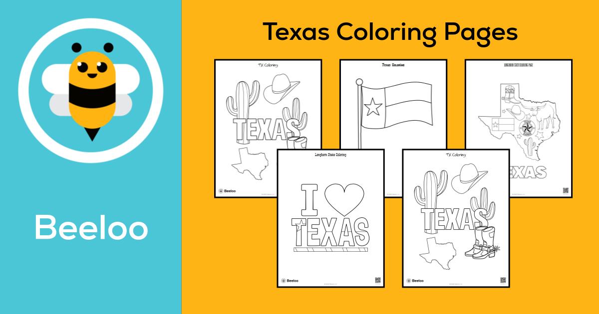 Free Texas State Rangers Coloring Page