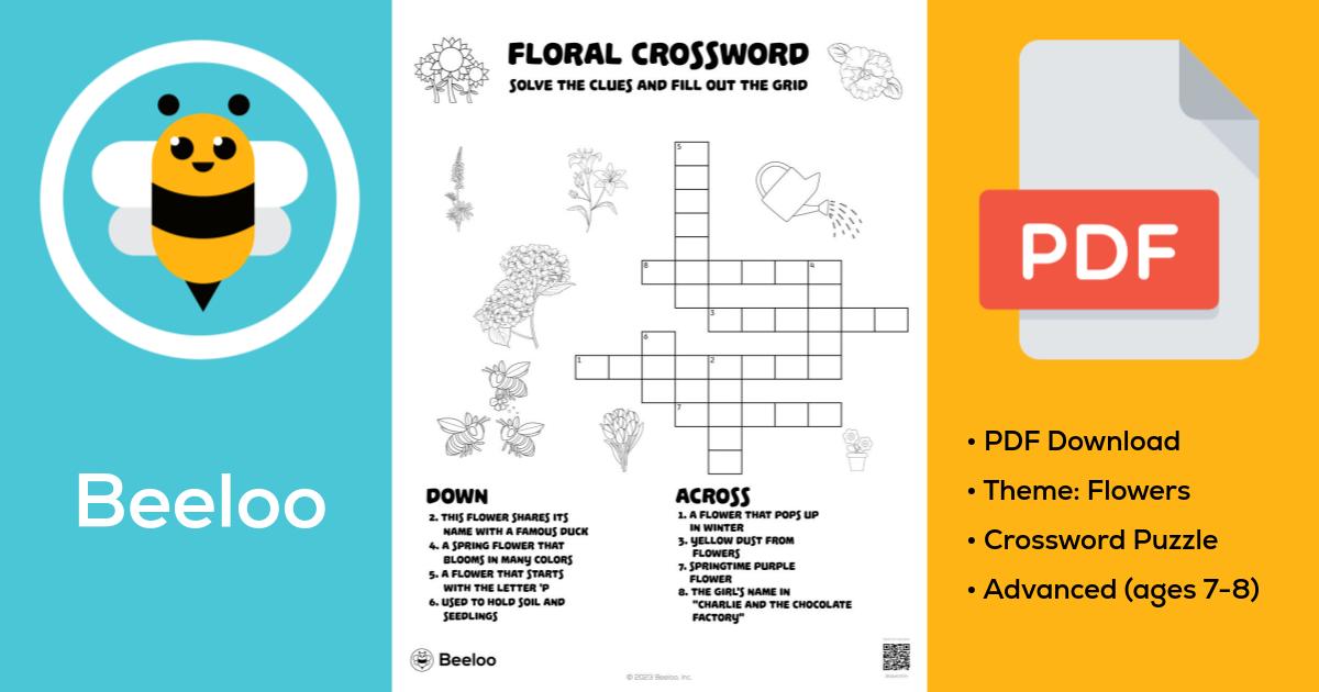 Fl Crossword Beeloo Printable