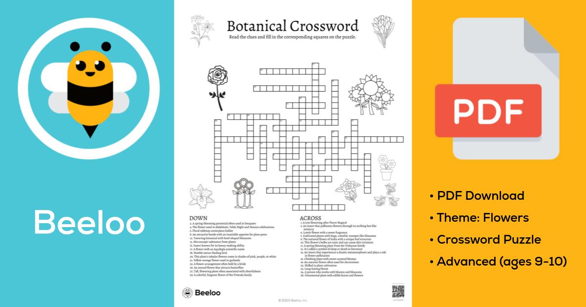 Flower Arrangement Crossword Puzzle Best Flower Site