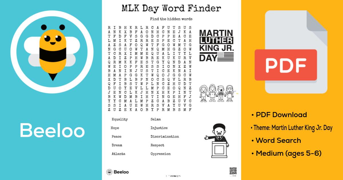 mlk-day-word-finder-beeloo-printable-crafts-for-kids-jamezvxvy