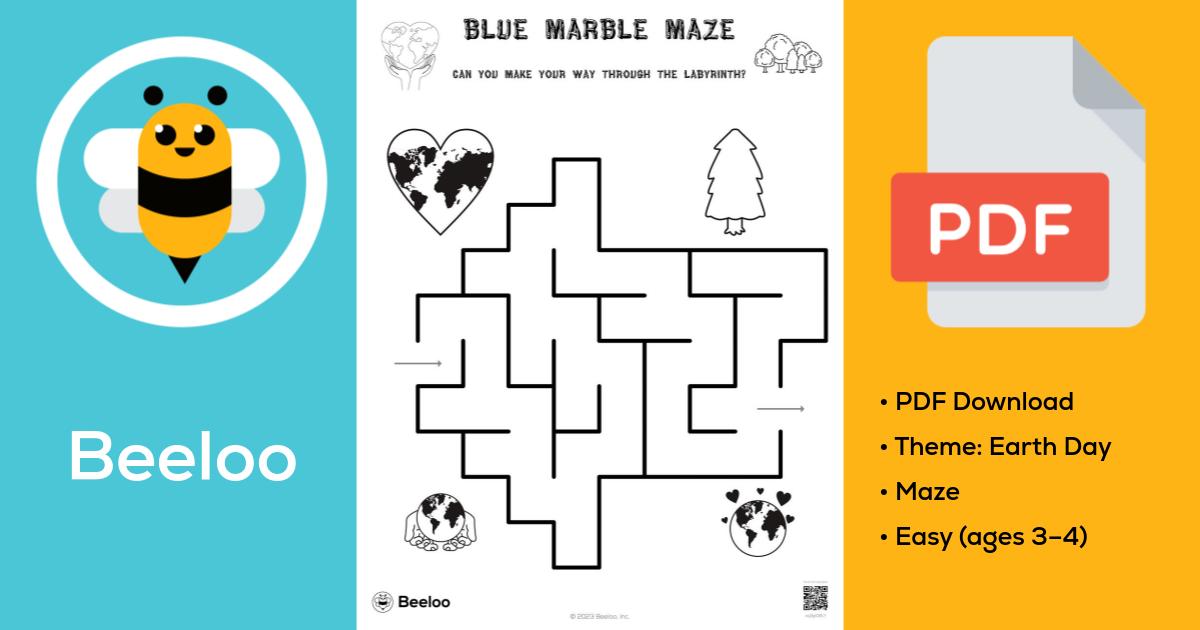 Blue Marble Maze • Beeloo Printable Crafts And Activities For Kids