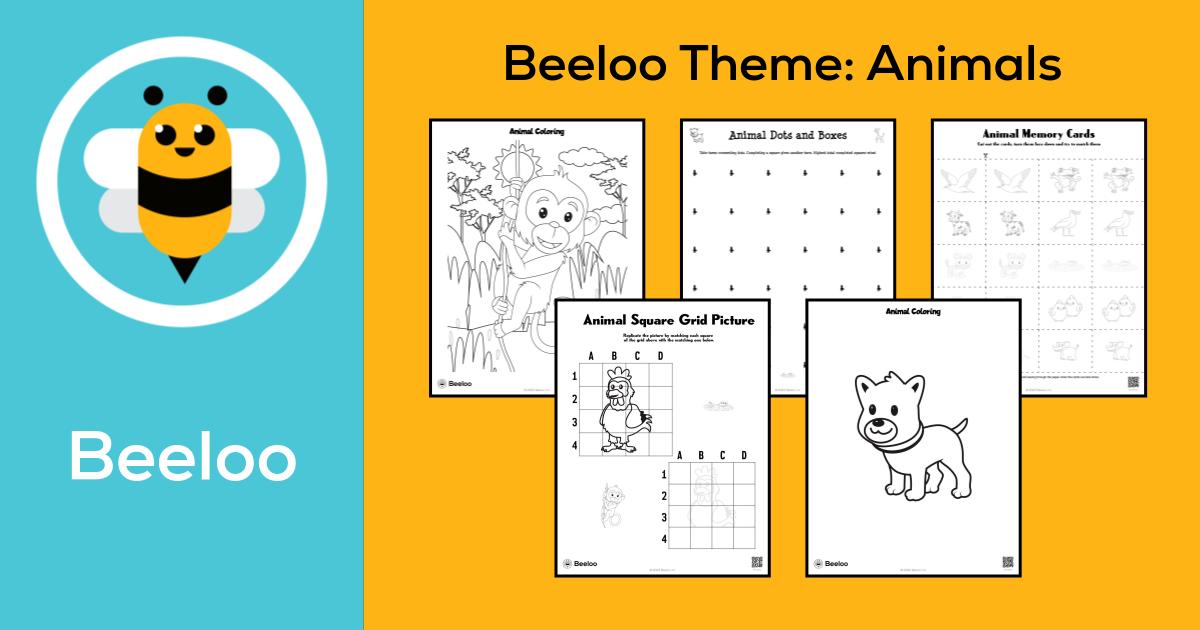 Animal-themed Printables • Beeloo Printable Crafts and Activities for Kids