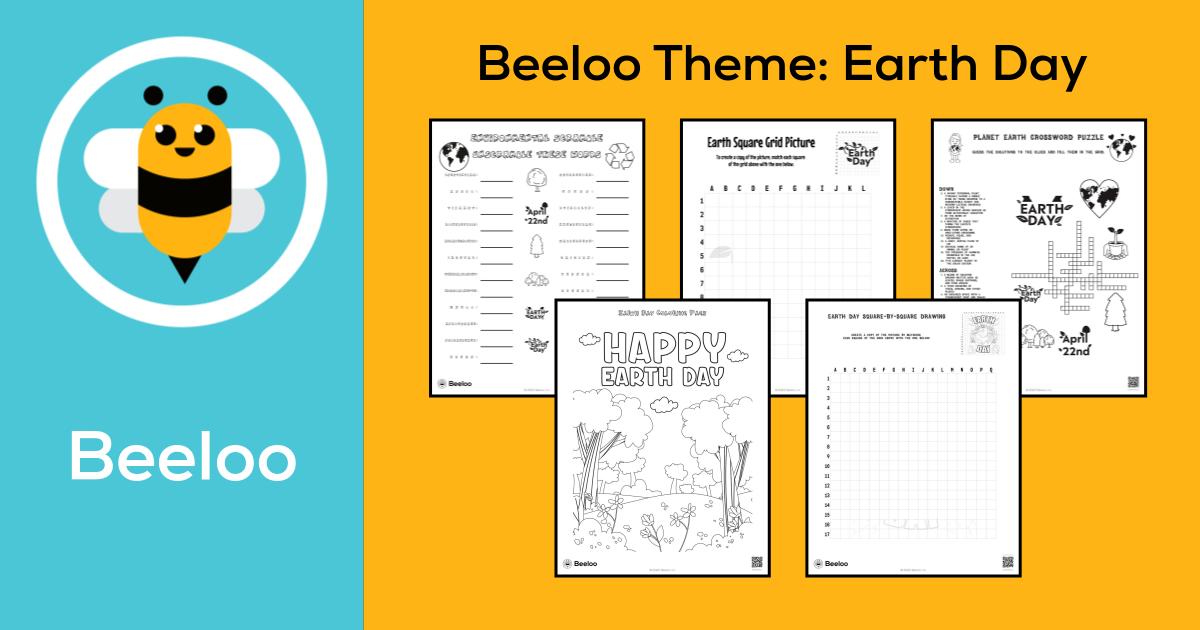 Earth Day-themed Printables • Beeloo Printable Crafts and Activities ...