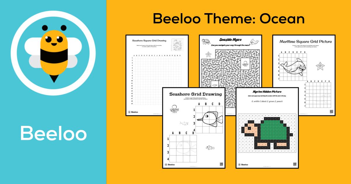Ocean-themed Printables • Beeloo Printable Crafts and Activities for Kids