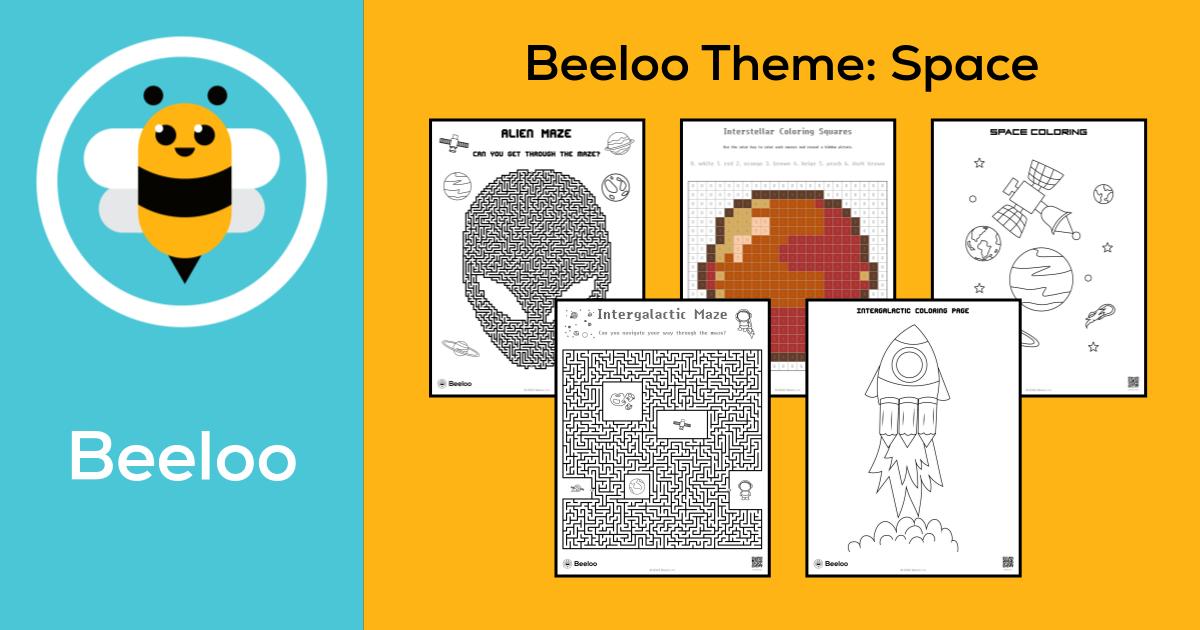 Space-themed Printables • Beeloo Printable Crafts and Activities for Kids
